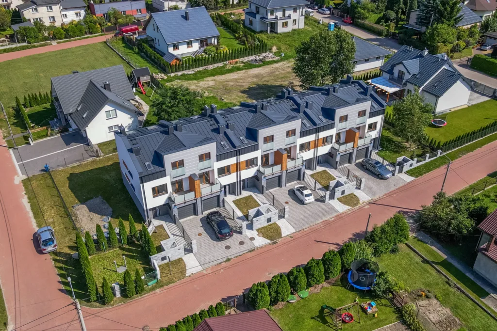 Sesja zdjęciowa z drona nieruchomości
