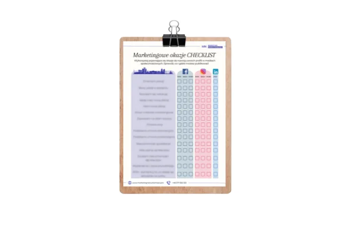 Checklista - Pośrednik w social mediach